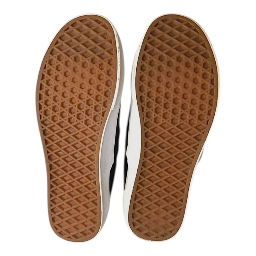 Vans Sneakers Men 5.5/Women 7 Black Off The Wall Perforated Leather Travel Shoes - Picture 5 of 13
